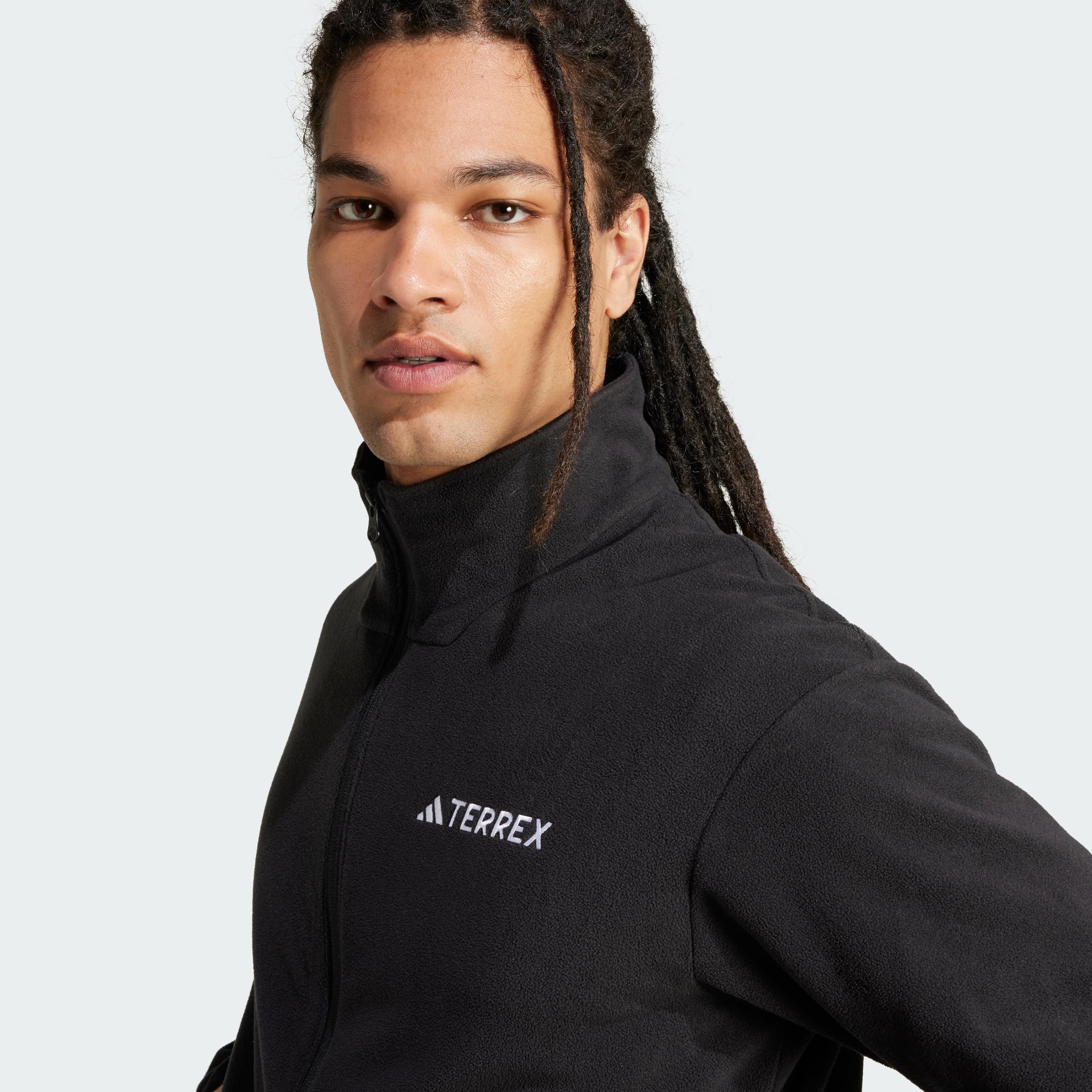 adidas Men's Veste molleton zip intégral Multi Essentials