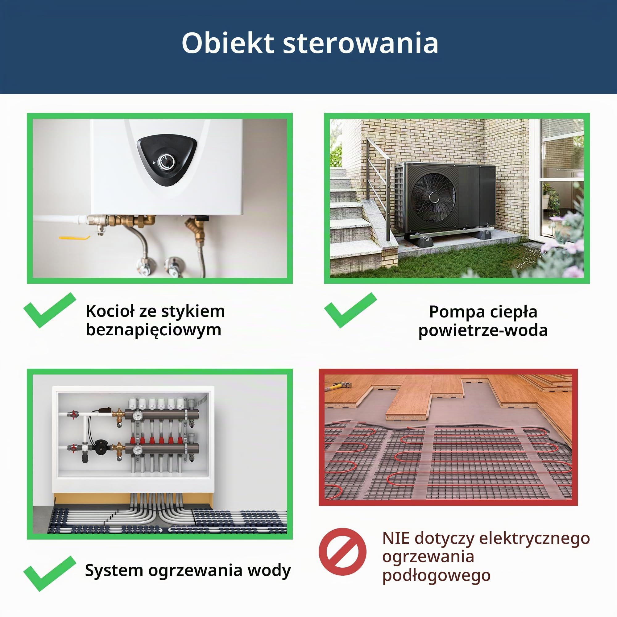 Beok Tuya inteligentny termostat ogrzewanie podłogowe Wi-Fi do wody, ogrzewania podłogowego i kotła gazowego, Tuya Smart, termostat pokojowy, termostat grzewczy, kompatybilny z Alexa Google Assistant