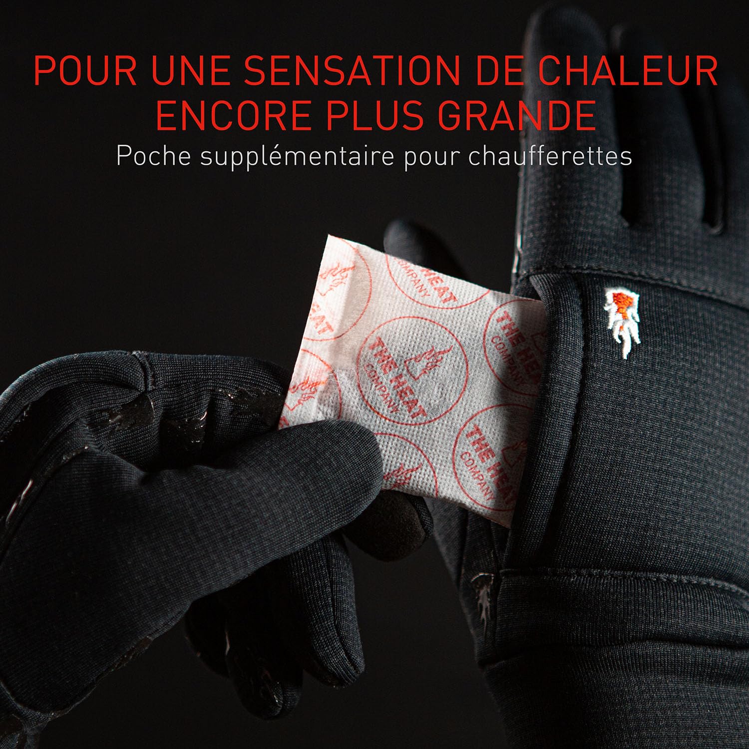THE HEAT COMPANY – Wind Pro Liner - Gants résistants au Vent - Qualité Premium - Gants tactiles pour Femme et Homme - Gants Sport : Gants d'hiver Chauds pour Le Cyclisme et la Course à Pied