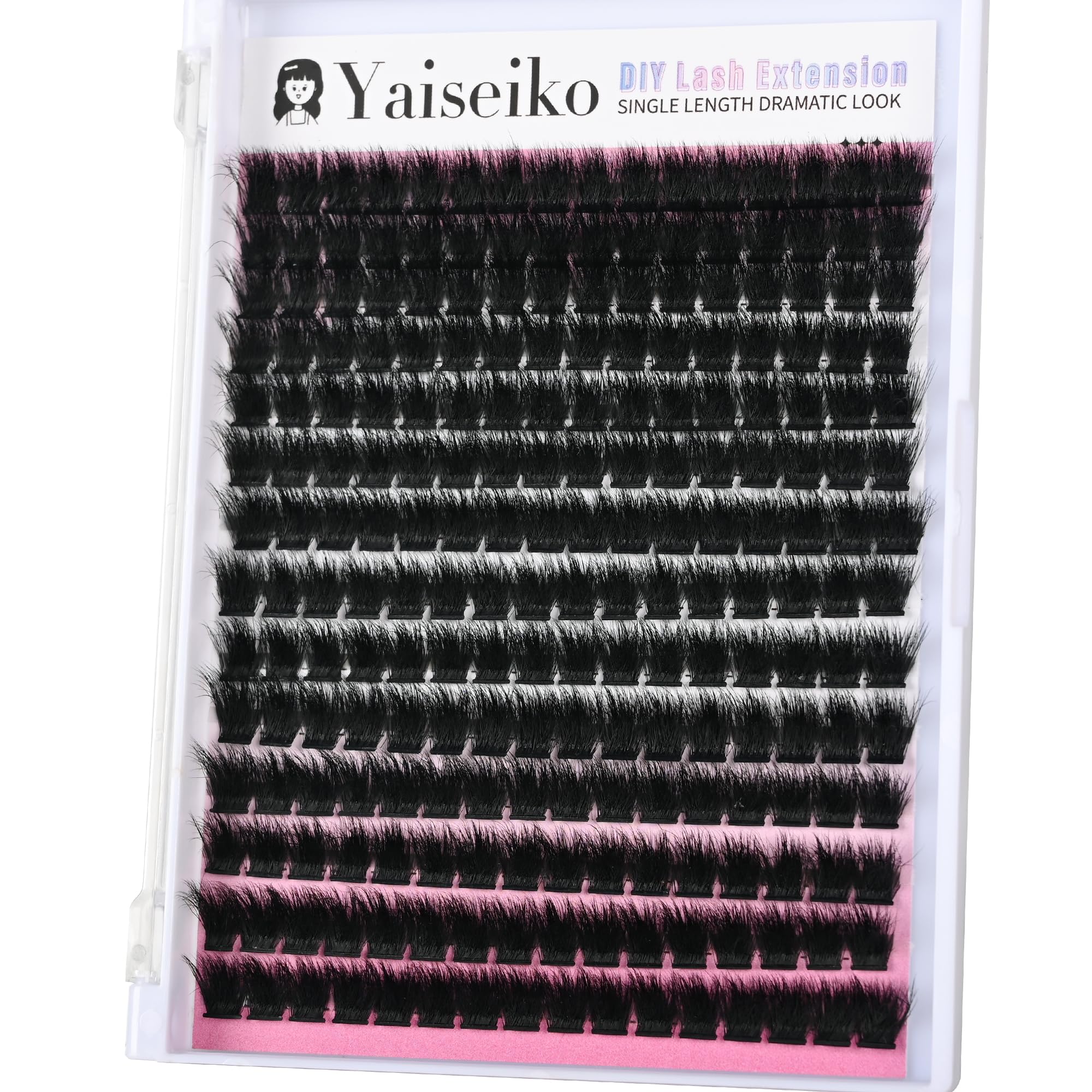 Yaiseiko Fluffy Lash Clusters - 300D Volume Eyelashes -11