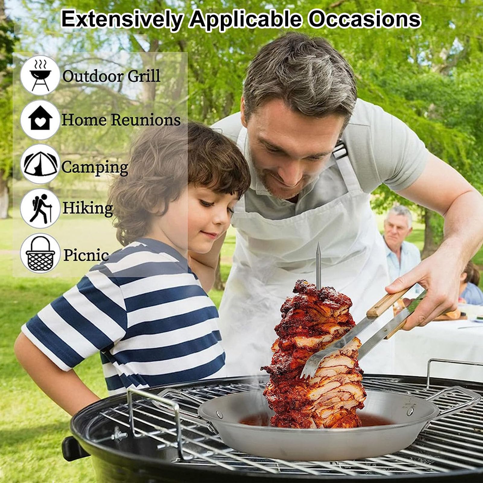 Al Pastor - Brocheta Para Parrilla, Soporte Brasileño De 10, image size:1601x1601