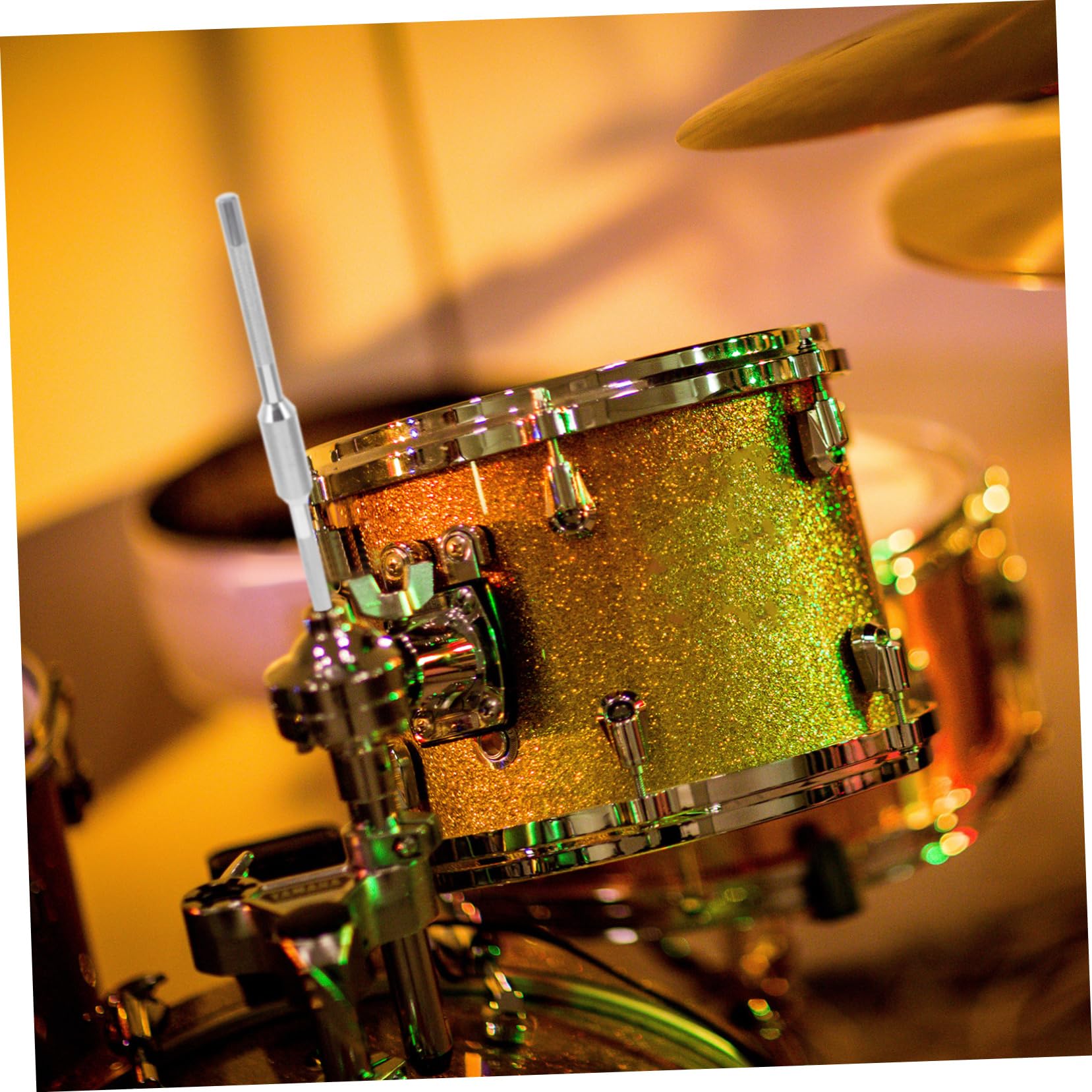 BESTonZON Drum Cowbell Mount Extension Arm for Cowbell Drum Hardware Metal Mounting Bracket