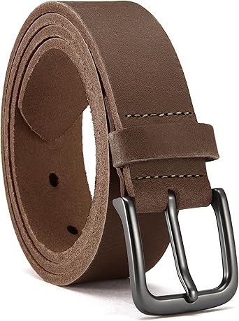 CHAOREN Boys Belt - 1 1/8" Kids Leather Belt, Handmade Full Grain Leather Ideal for Dress and Casual Wear