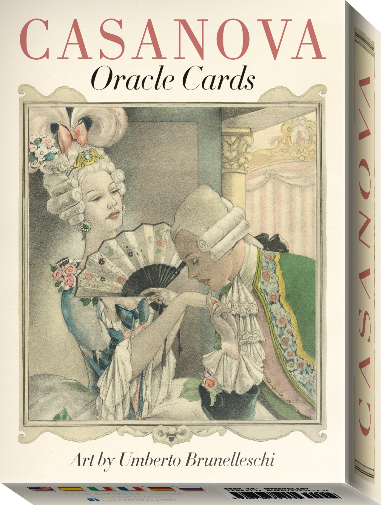 Casanova Oracle Cards by Rachel Paul, Umberto Brunelleschi - 9788865279335