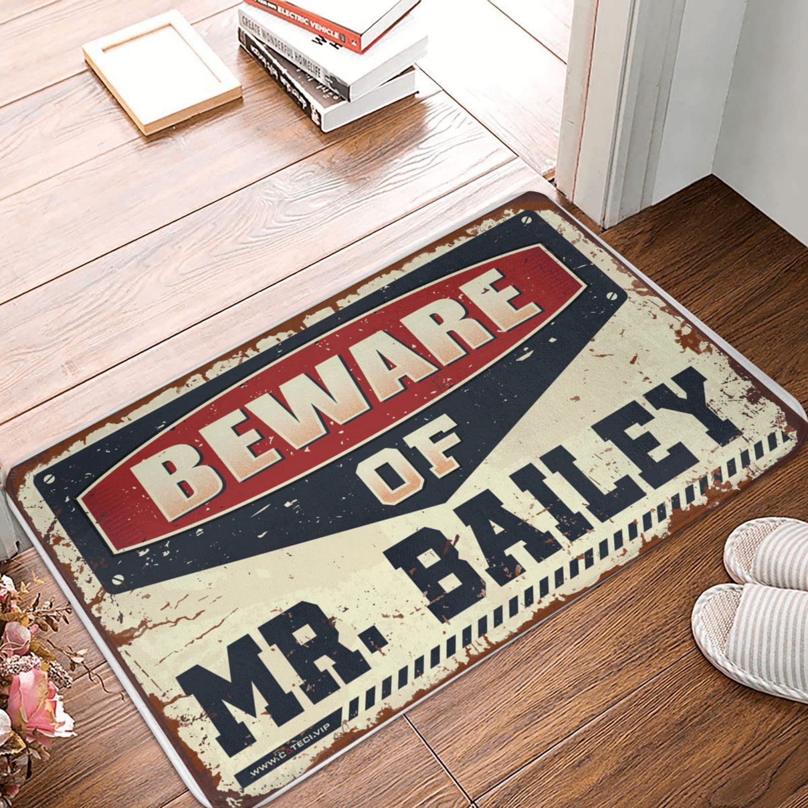 Cadeau de jardin original et grand tapis de porte pour chambre de garçon