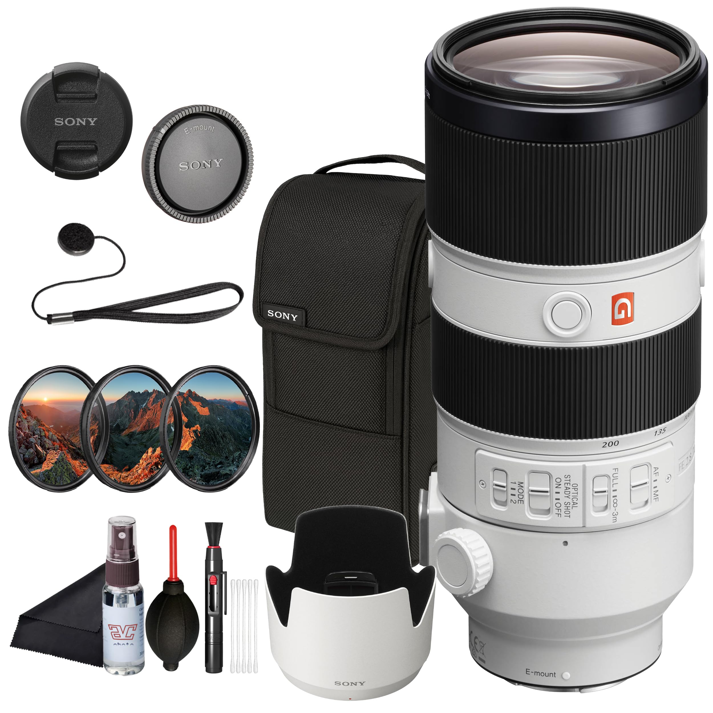 ソニー FE 70-200mm F2.8 GM OSS レンズフィルター付き Amazon.com 
