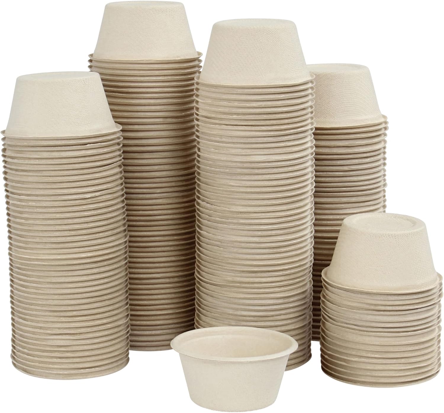 Lot45 Sustainable Small Paper Portion Cups 2oz Condiment