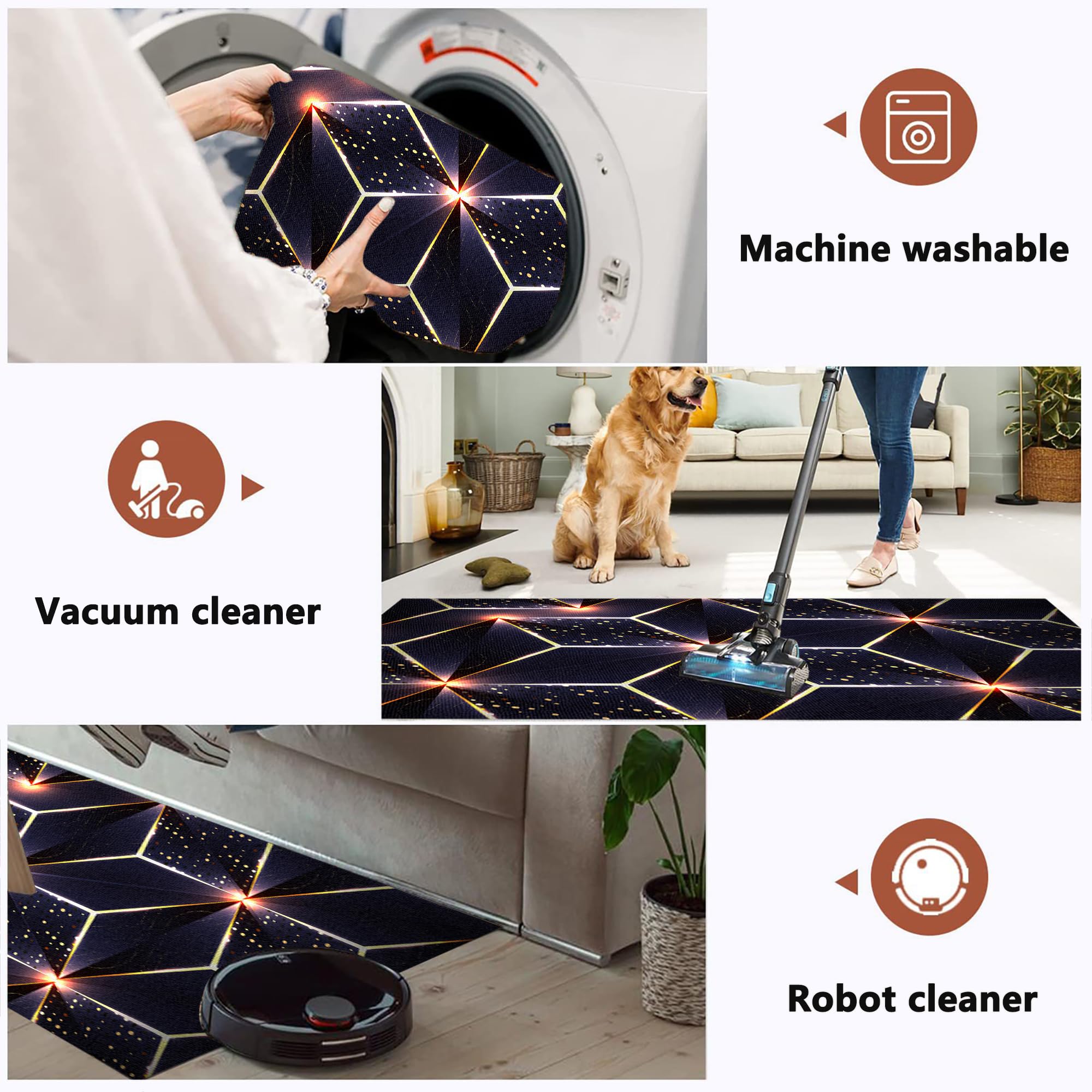 Alfombra para Silla de Escritorio Gaming 140 x 150 cm Alfombrilla para Silla Gaming Protector de Suelo para Silla Ruedas Tapete Antideslizante para Oficina Alfombrilla Protección para Suelos Duros