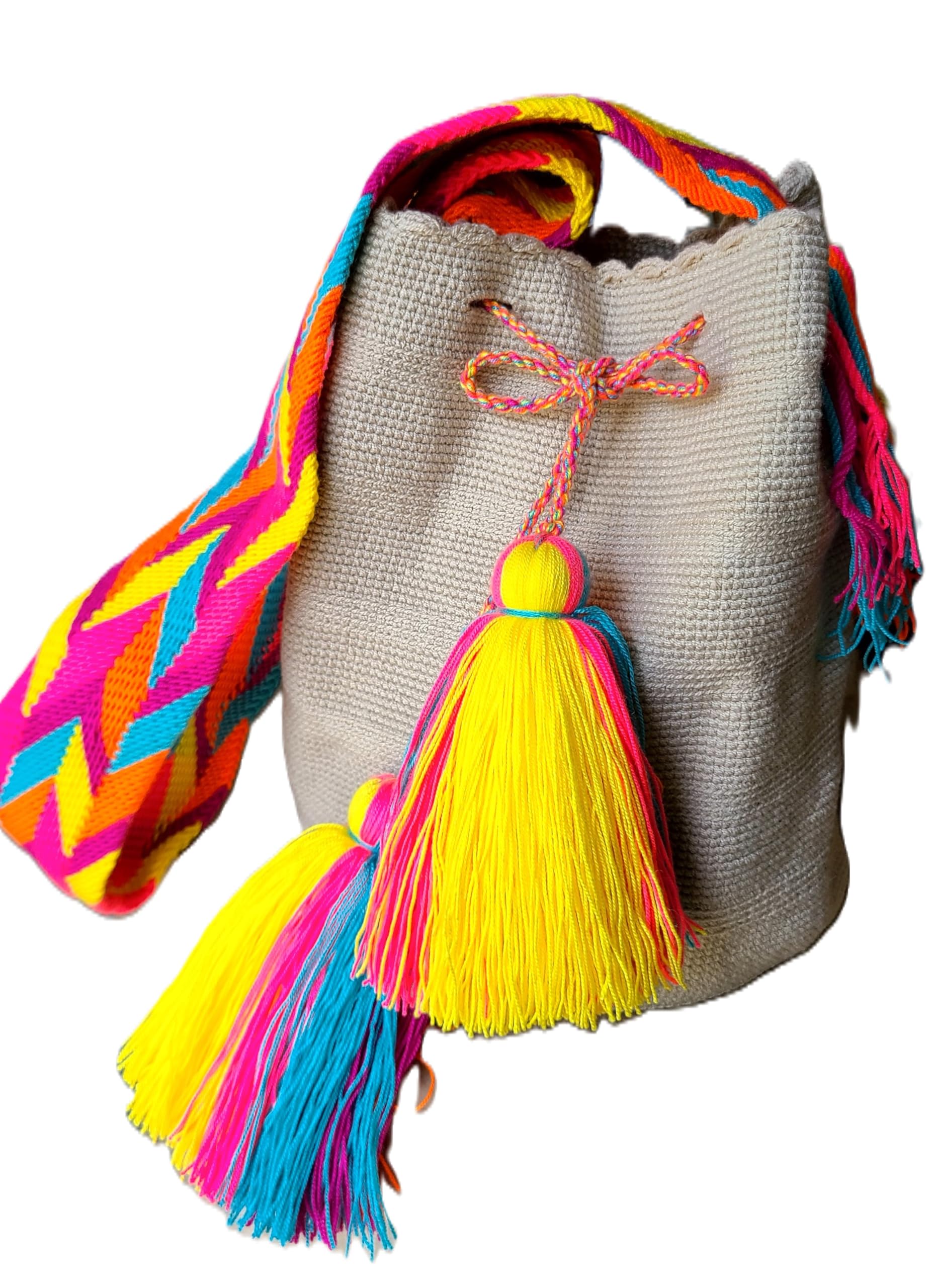 TERRA FUSION Wayuu Bag | Bolsa de cubo | Hermoso verano, Colores ácidos