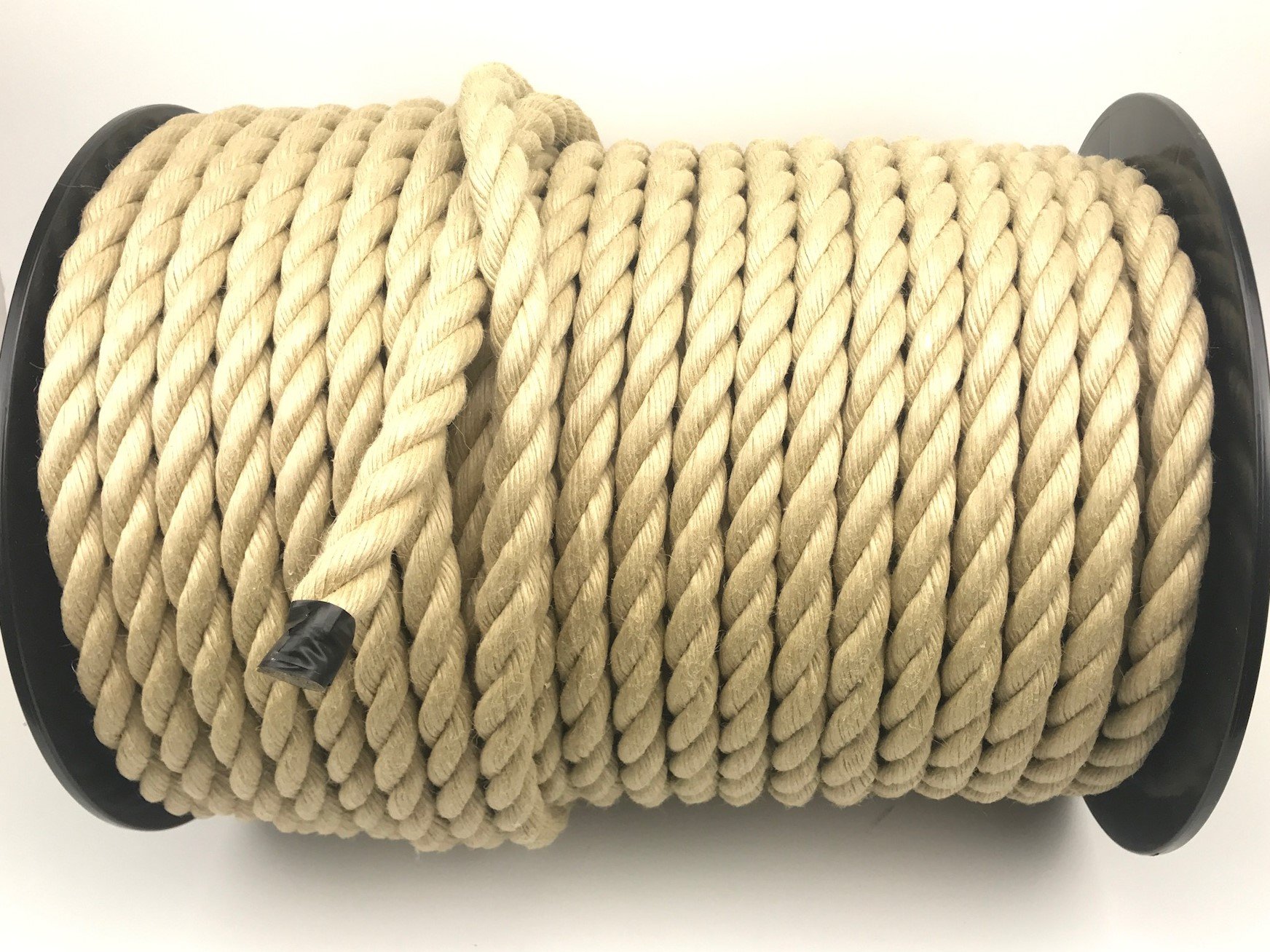 RopeServices UK 10mm Polyhemp x 100 Metre Reel, Garden Boating Decking Boat Rope, Synthetic Hemp