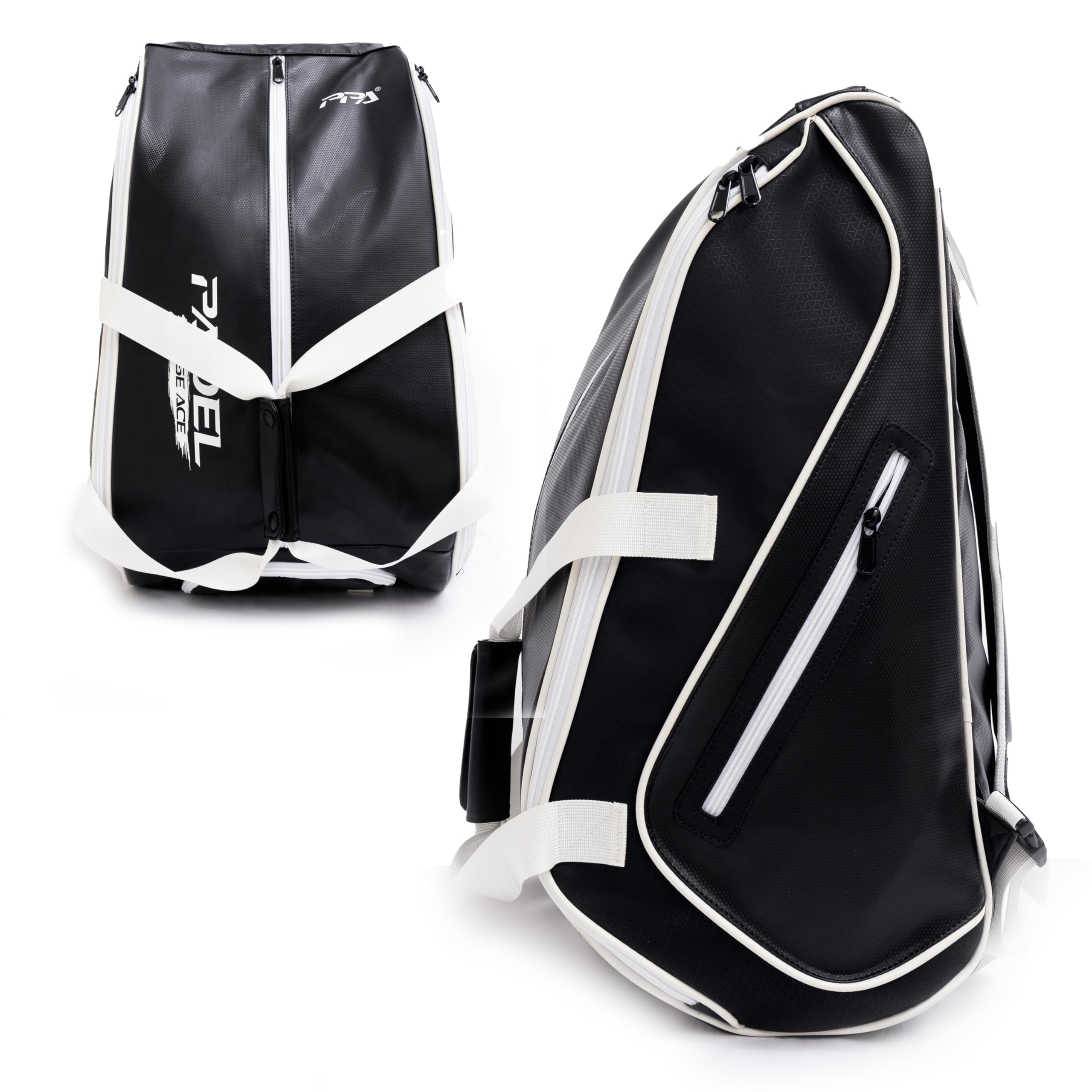 PADEL PULSE ACE Prestige Control Line Padel Bag – Detachable 2-in-1 Padel Racket Bag for 4–5 Rackets, Waterproof Backpack with Thermal Protection & Shoe Compartment, Premium Modular Sports Gear Bag