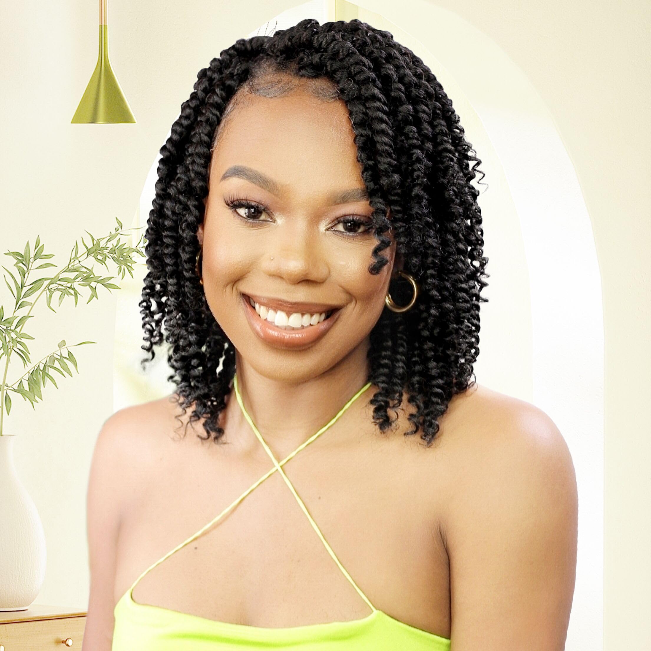 Amazon.com : Passion Twist Hair 8 Inch 8 Packs, Pre Twisted