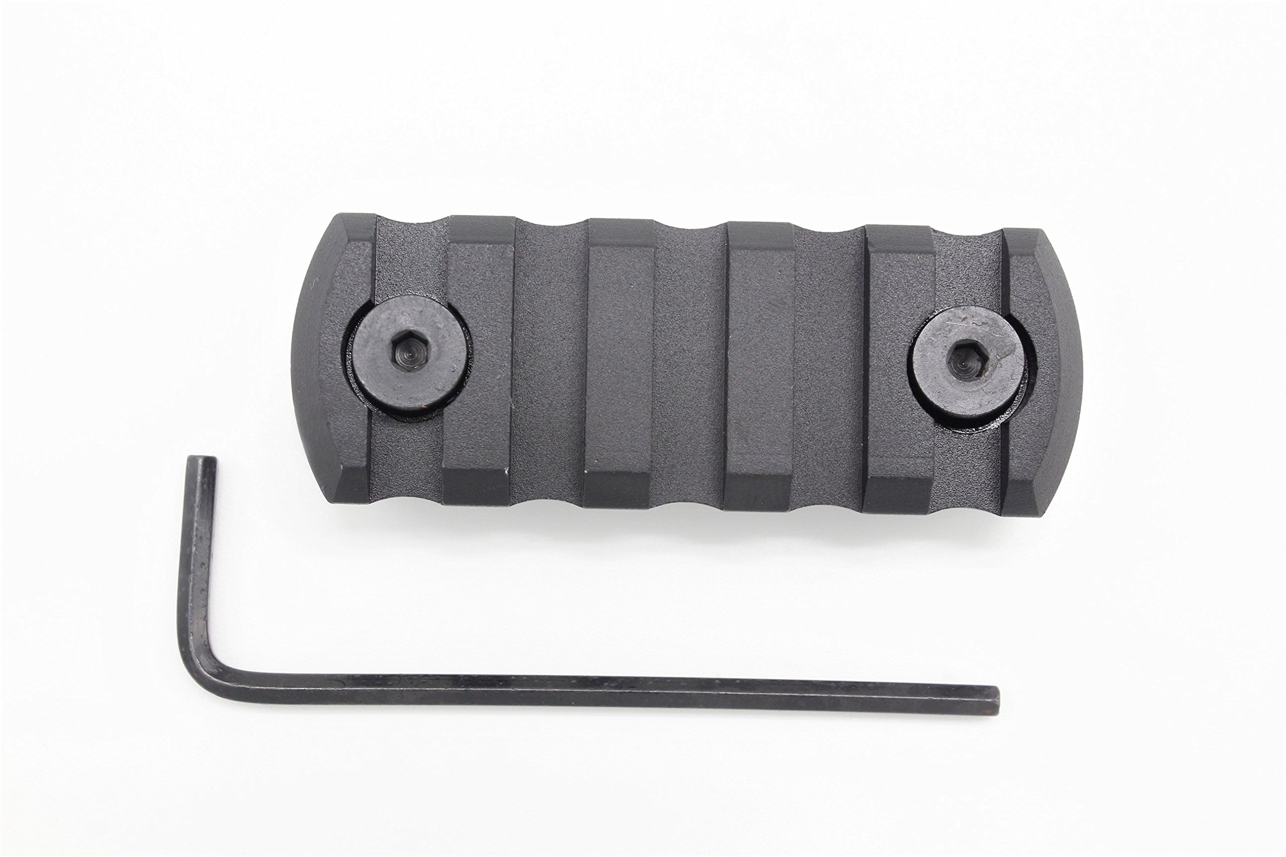 5 Slots keymod Picatinny Rail Sections Aluminum Mount Adapter Black Anodized