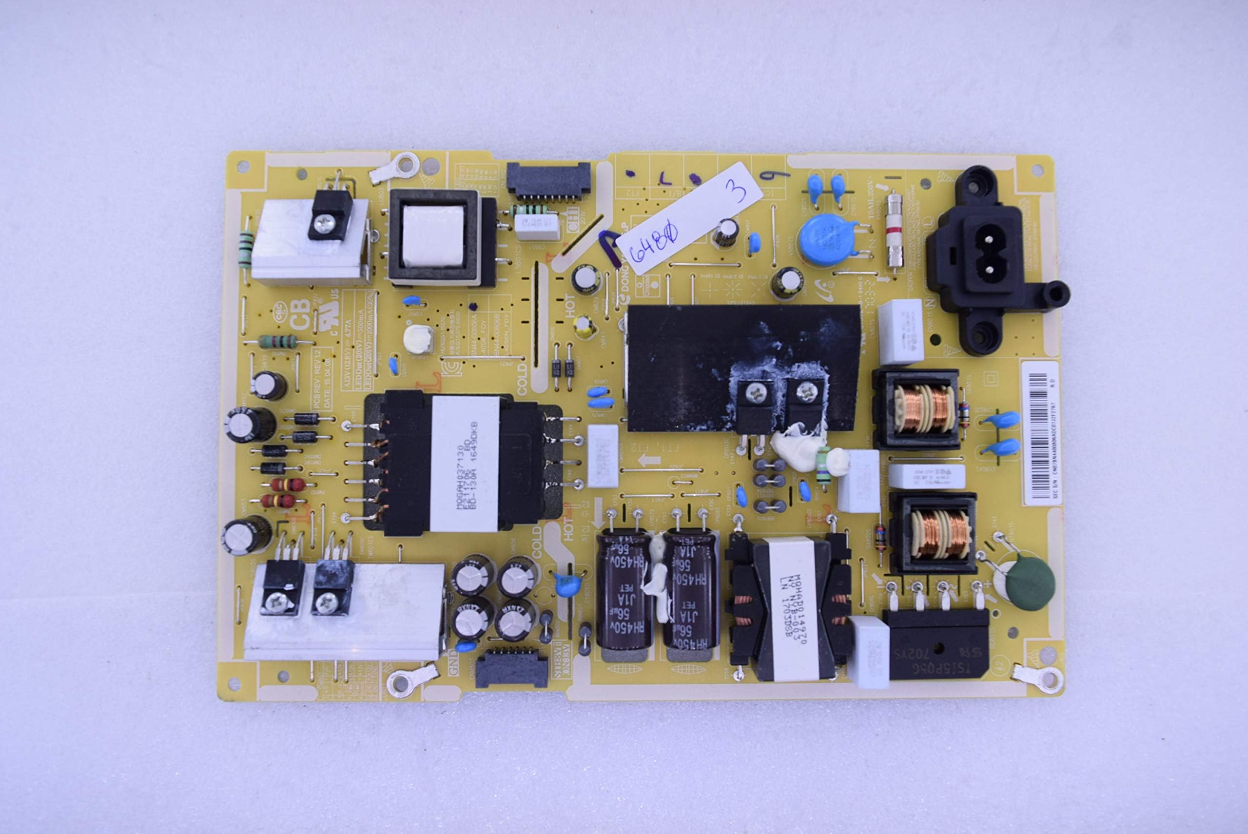SAMSUNGE UN43MU630DF BN44-00806A L40S6_FDY Power Supply 6480