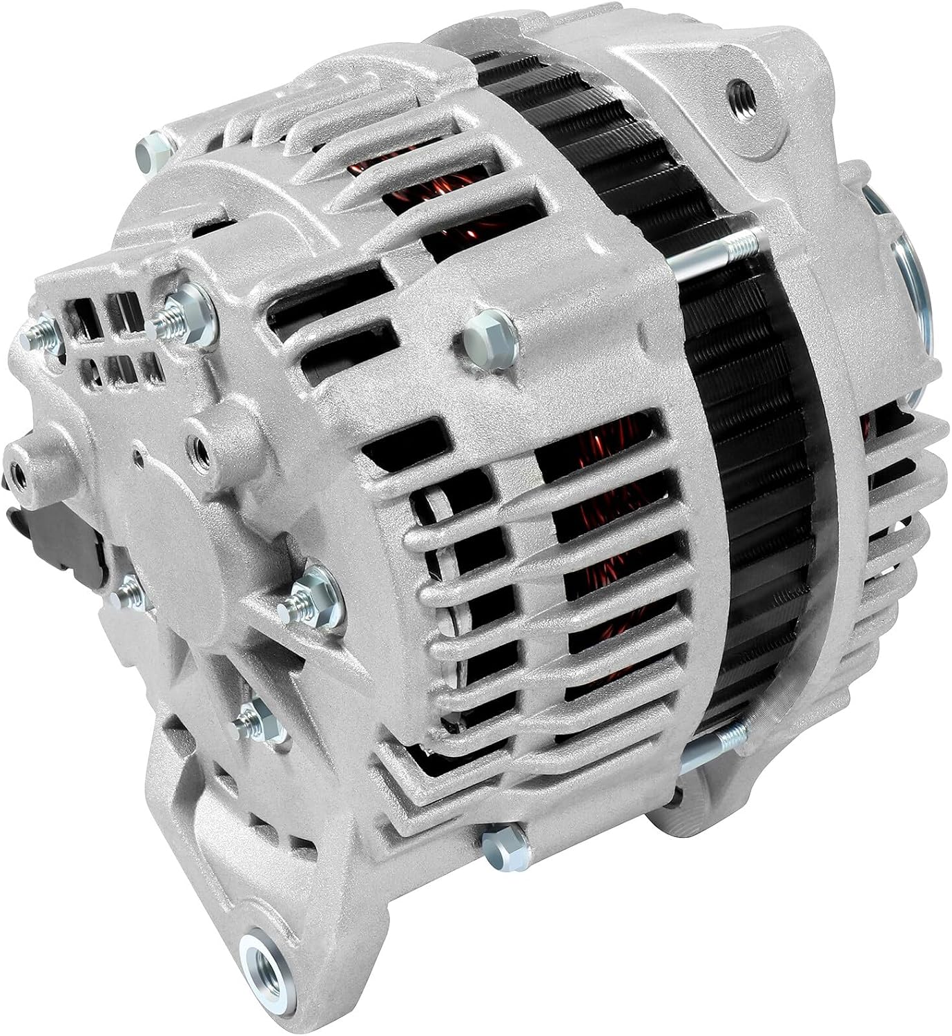 LUJUNTEC Alternator 160 Amp IR/IF AHI0115 Fit for 2005-2007 For Nissan Frontier 2005-2007 For Nissan Pathfinder 2005-2007 For Nissan Xterra LR1110-725 LR1110-725B 400-44054 23100-EA201