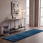 SAFAVIEH Fontana Shag Collection 8' x 10' Ivory FNT800A Solid Non-Shedding Living Room Bedroom Dining Room Entryway Plush 2-inch Thick Area Rug
