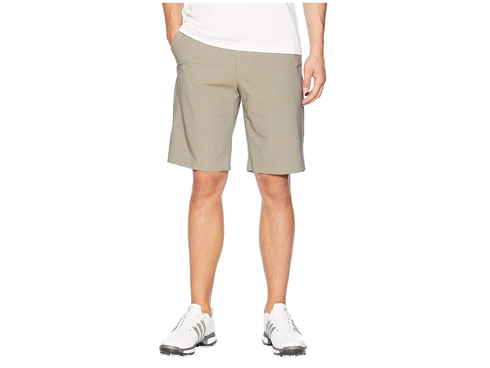 

adidas Golf Ultimate Twill Crosshatch Shorts (Tactile Khaki) Men's Shorts