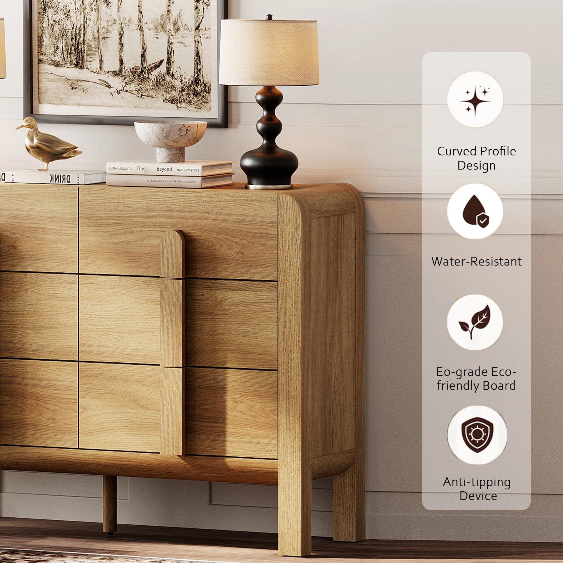 Amazon.com: WAMPAT Dresser and Nightstand Sets, 47.2