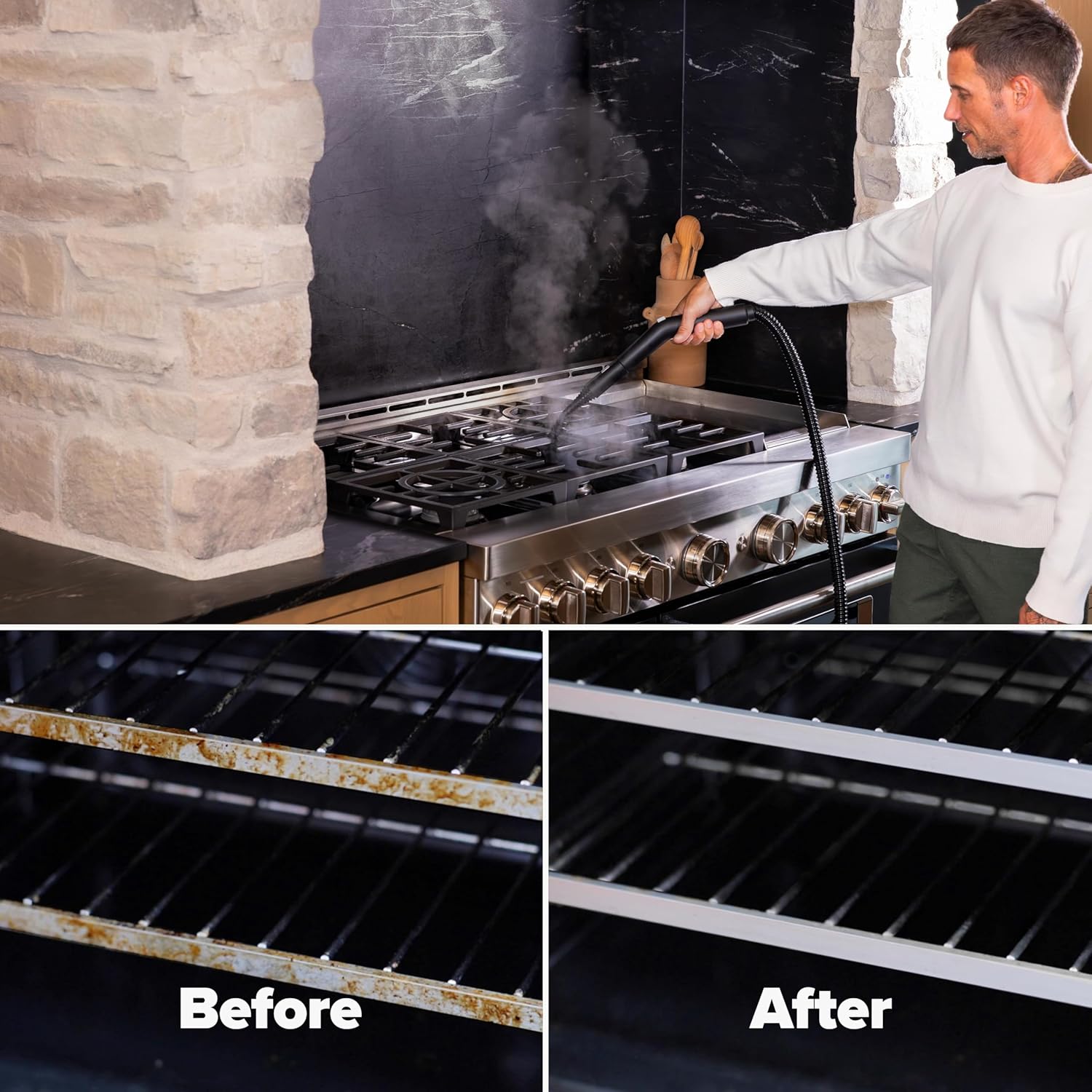 Dupray Neat Steam Cleaner, Multipurpose Steamer for Floors, Grout & Upholstery, Chemical-Free Cleaning, Long Run Time, 40-Piece Accessory Kit *Kills 99.9% of Bacteria & Viruses