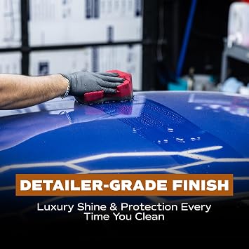 Rinseless Wash (16 fl. oz) Eco-Friendly Concentrated Rinse-Free Car Wash for Paint, Glass & Trim, Safe on Ceramic Coatings & PPF, Made in USA, Professional Grade