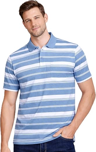 SANE ORIGINALS Half Sleeve Polo T-Shirt for Men with Pocket || Stripe Collar and Pocket T-Shirt for Men Half Sleeves