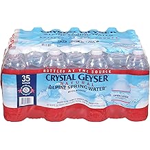 Alpine Spring Water,16.9 Fl Oz (Pack of 35),Bottled at the Source (075140350018)