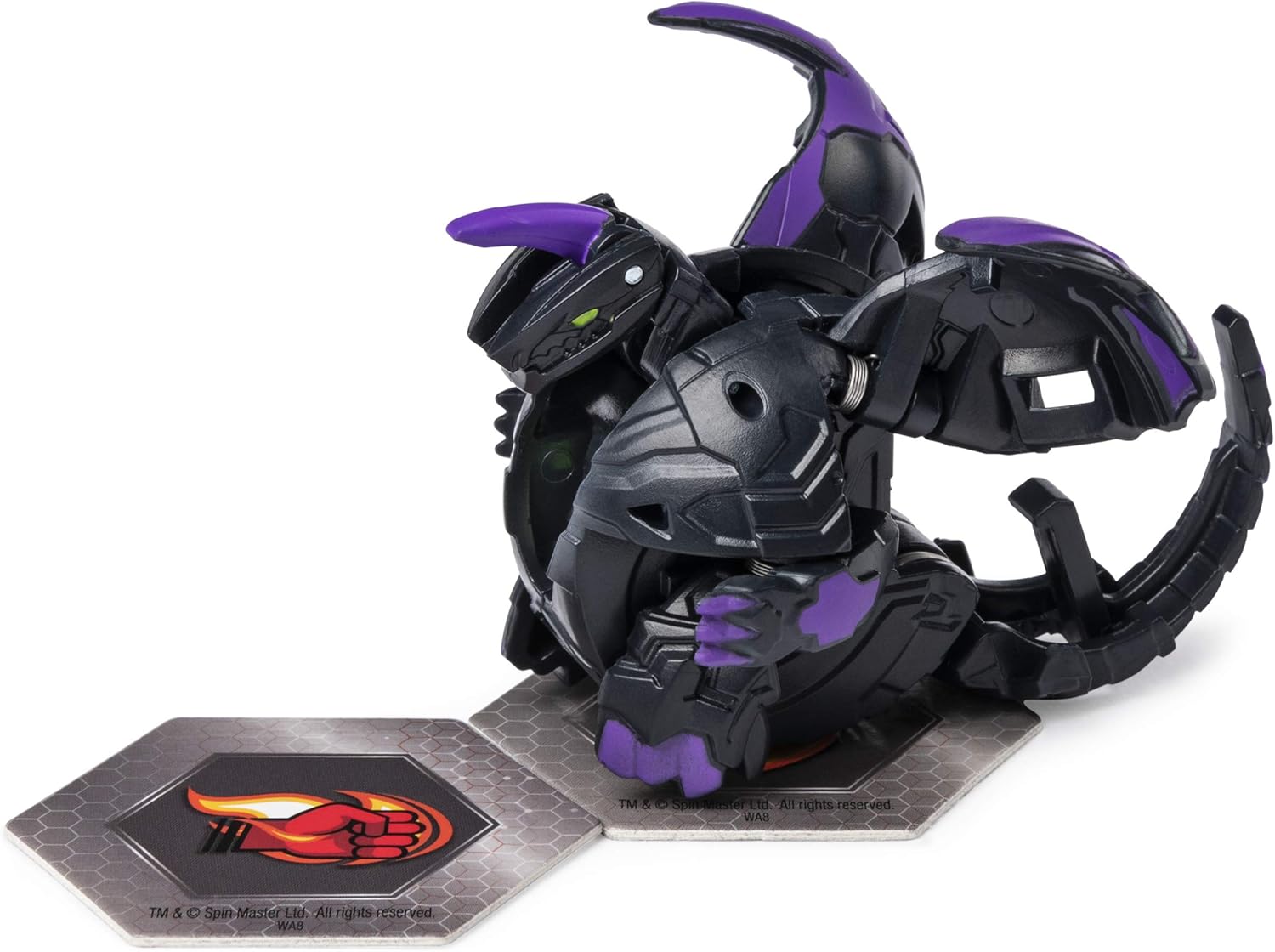 BAKUGAN 1 Pack, Dragonoid Negro Juguetes y Juegos