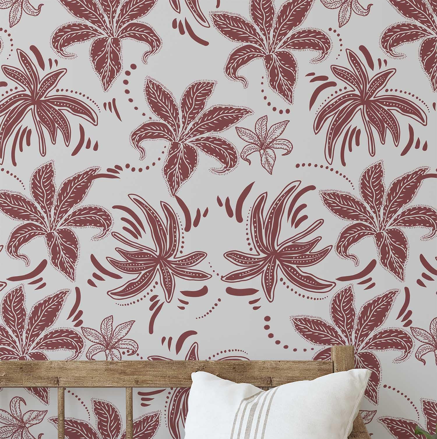 Papier peint vinyle autocollant mural amovible pour placard de cuisine et salon marron