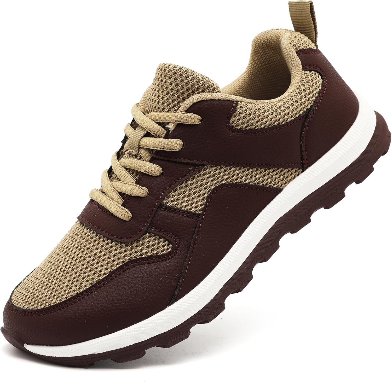 Mens Walking Shoes Slip On Sports Sneakers Tennis Workout Athletic Camp Fitness Flat Sole Running Jogging Breathable Anti-Slip Outdoor Fashion