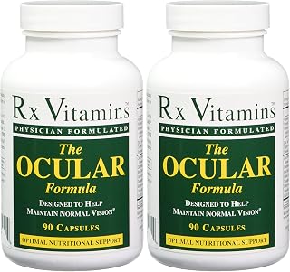 Rx Vitamins The Ocular Formula Dietary Supplement, 90 Capsules (Pack of 2)