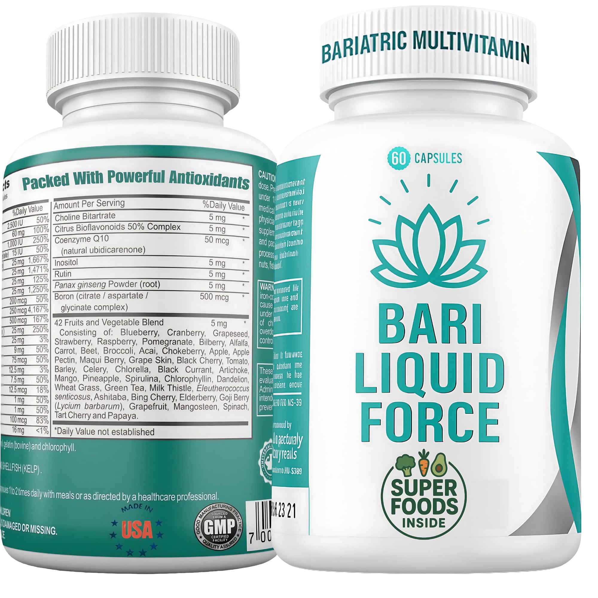 Bariatric Multivitamin for Post Gastric Sleeve, Bariatric Sleeve, Gastric Bypass