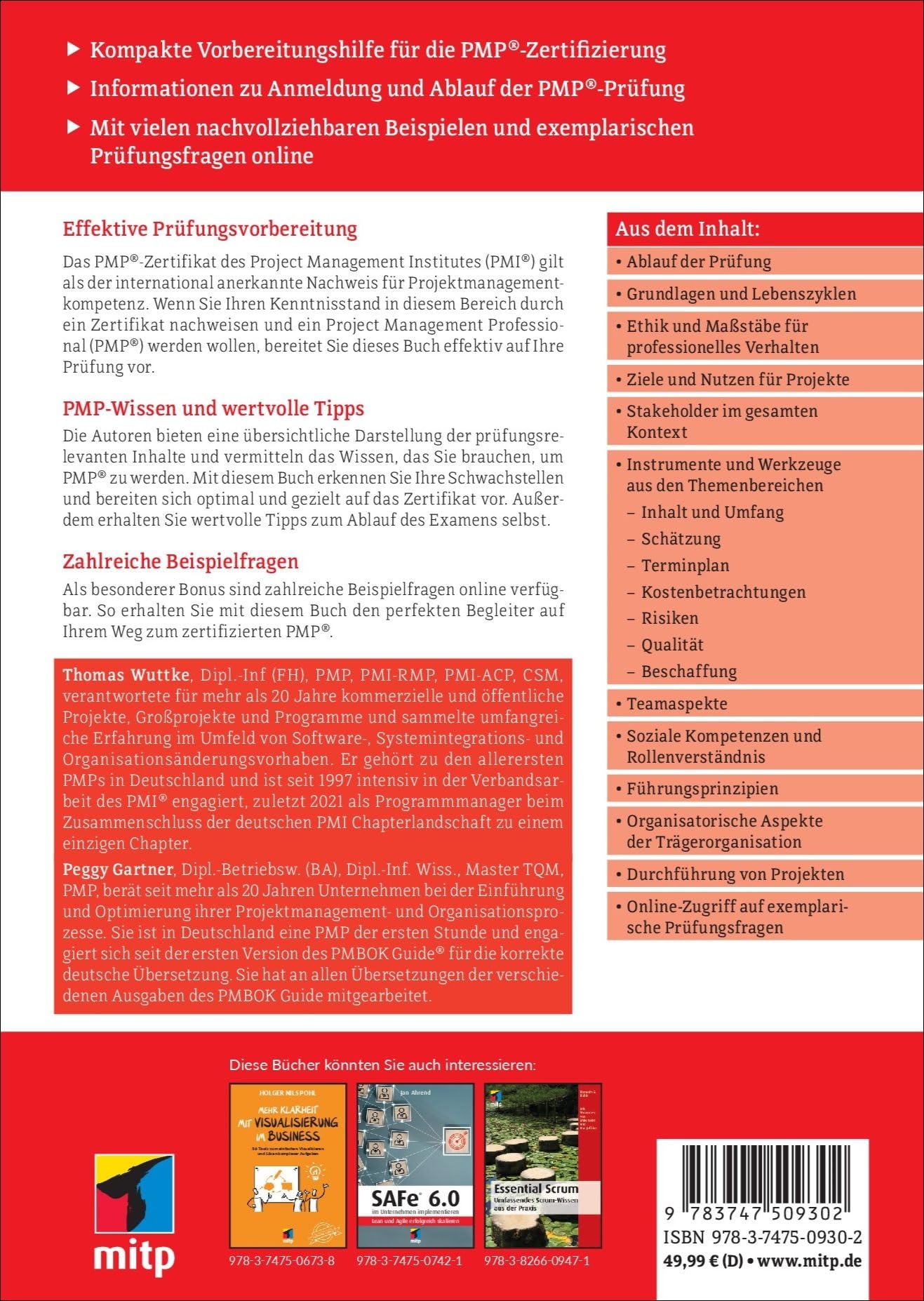 Das PMP-Examen: Die gezielte Prüfungsvorbereitung. Stand 2025 (mitp Business)