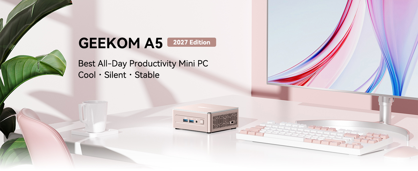 Amazon.com: GEEKOM A5 2027 Edition Mini PC, Ryzen 7 7730U, 16GB