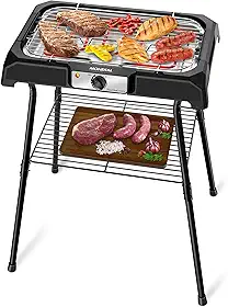 MONDIAL Churrasqueira Elétrica, Grand Steak & Grill II, 110V, Preto, 2000W - CH-06
