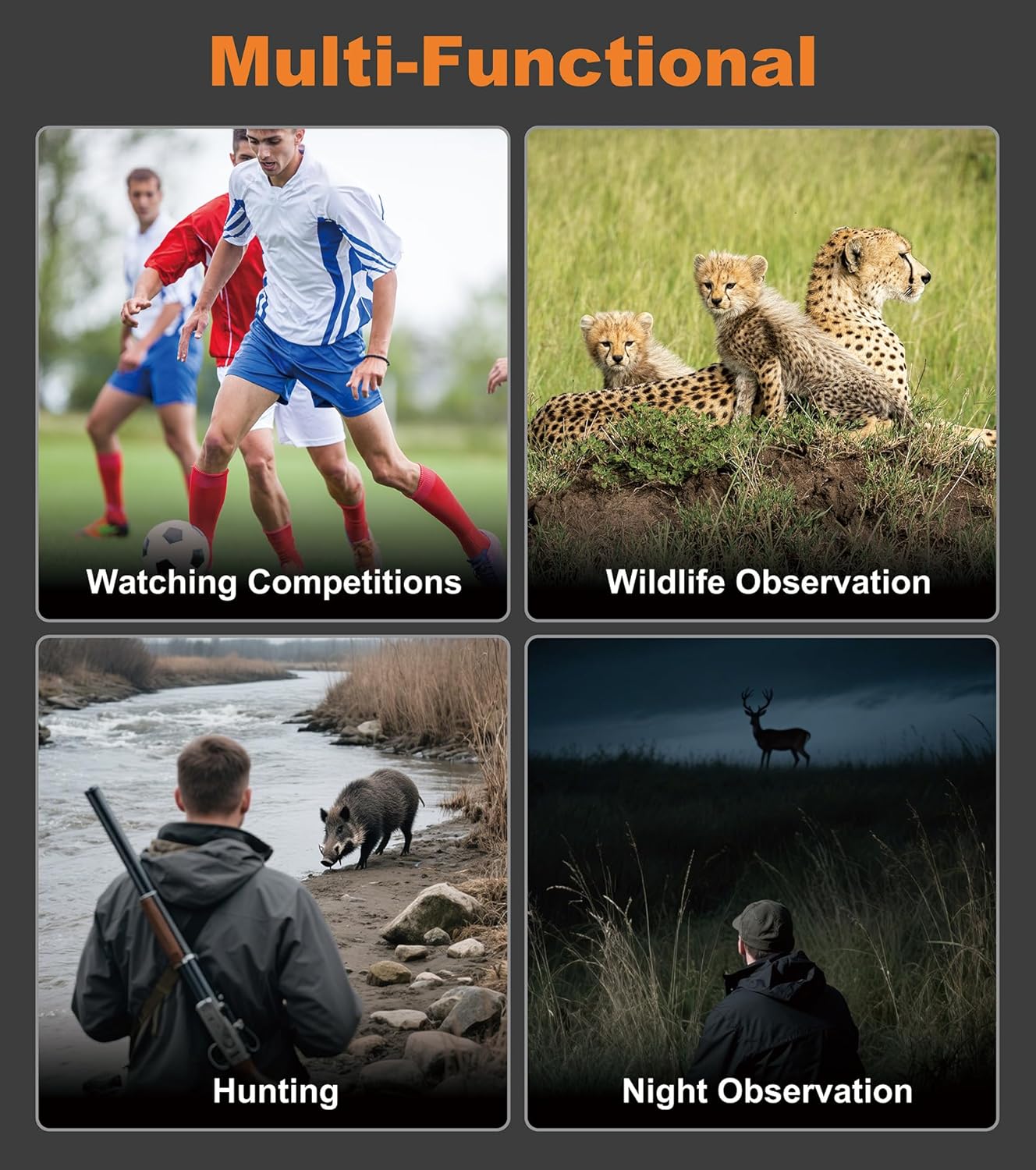 Night Vision Goggles - Eagle 4K Night Vision Binoculars for Adults with Dual-Lens M... - Image 9