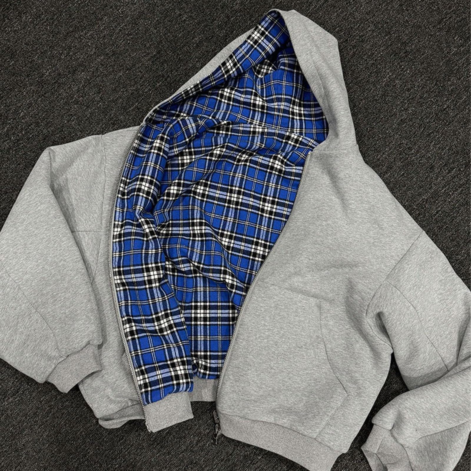 Zipper Hoodie Herren Sweatjacke Herren Mit Reißverschluss Sweatshirt Mit Kapuze Y2K Sweatjacke Sportjacke Oversized Kapuzenjacke Leicht Zip Winterjacke Herrenkleidung