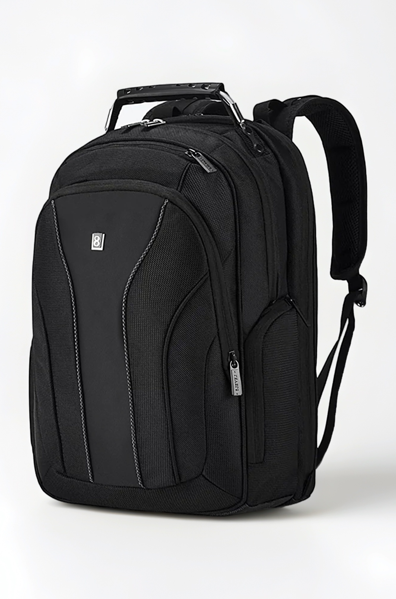 Laptop Backpack, LEVEL8 Business Backpack fits 15.6 inch Laptop/Notebook Computer Backpack, Backpack for MacBook Pro/Air, Water-Resistant Travel Backpack for Men/Women, Black