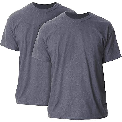 Gildan Men's Heavy Cotton T-Shirt, Style G5000, 2-Pack