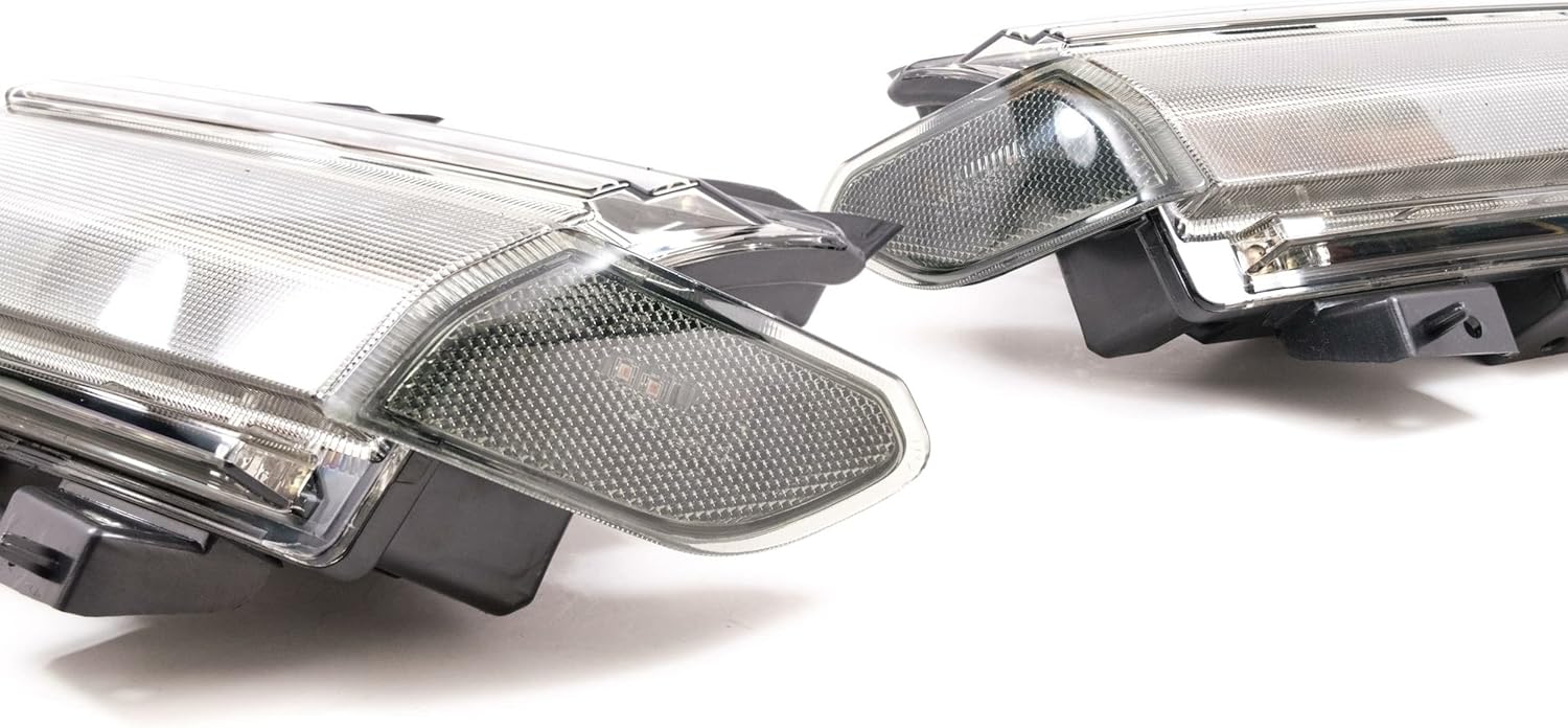 Morimoto XB LED Side Markers Fits Jeep Wrangler JL 2018+ Plug and Play OEM Replacement Performance Upgrade Smoked Lens (PN: LF511 pair of complete side marker assemblies)