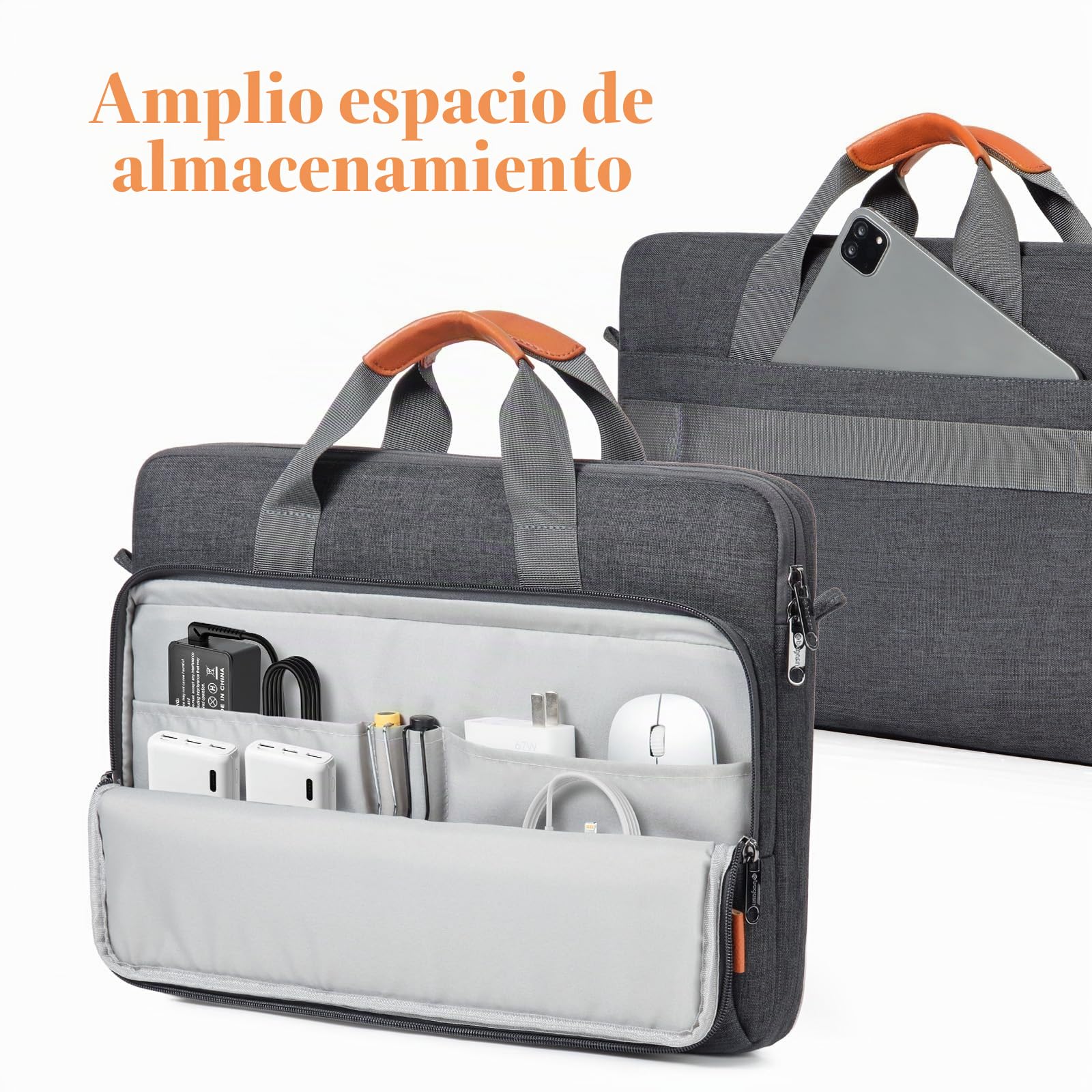 bagasin Maletín de transporte para ordenador portátil de 15,6 17,3 14 13,3 pulgadas