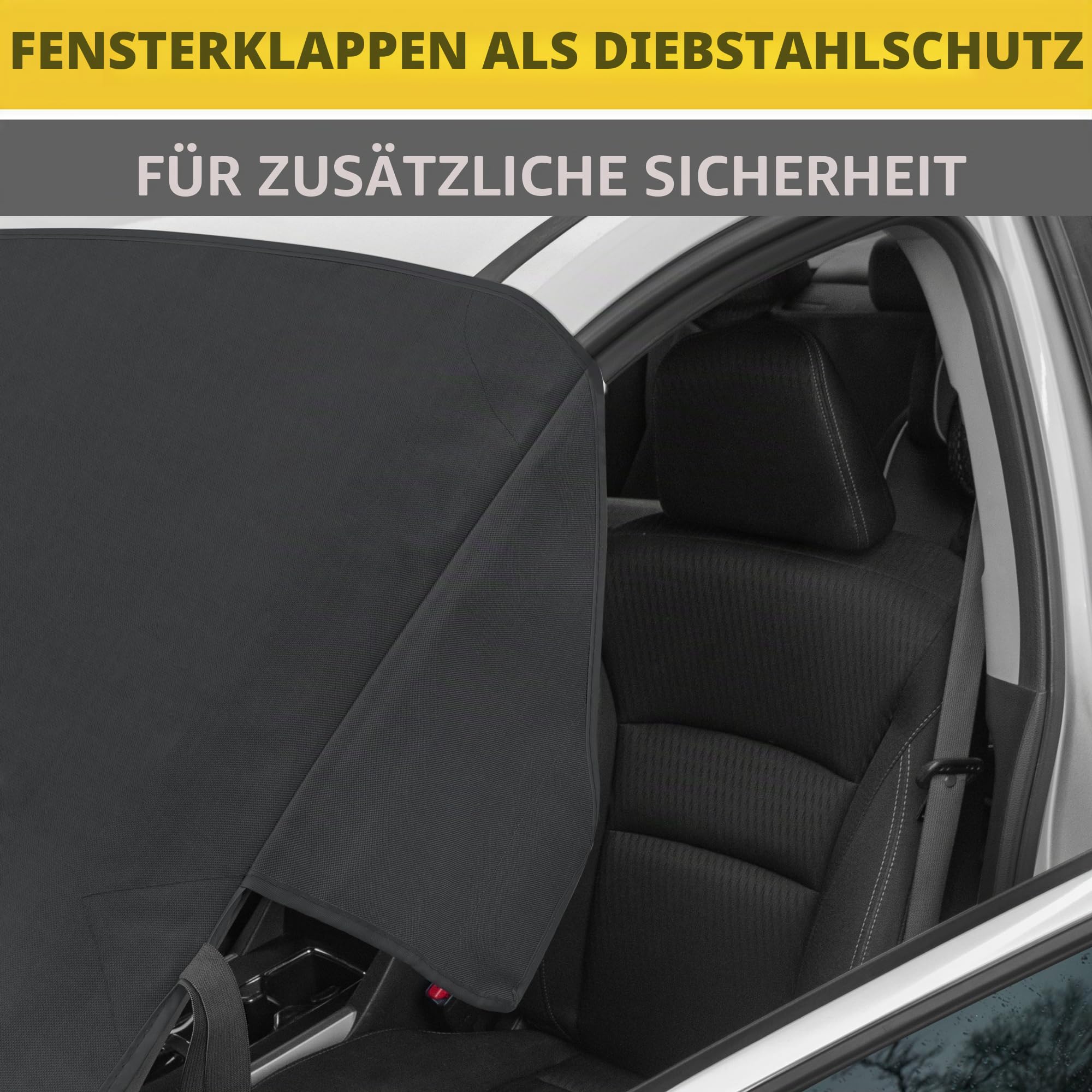 CAT Frostschutz Frostschutz Auto Windschutzscheibenabdeckung Wetterfest Winterfest inkl. Magnetschutz Diebstahlschutz Frostschutz Auto Coup Limousine