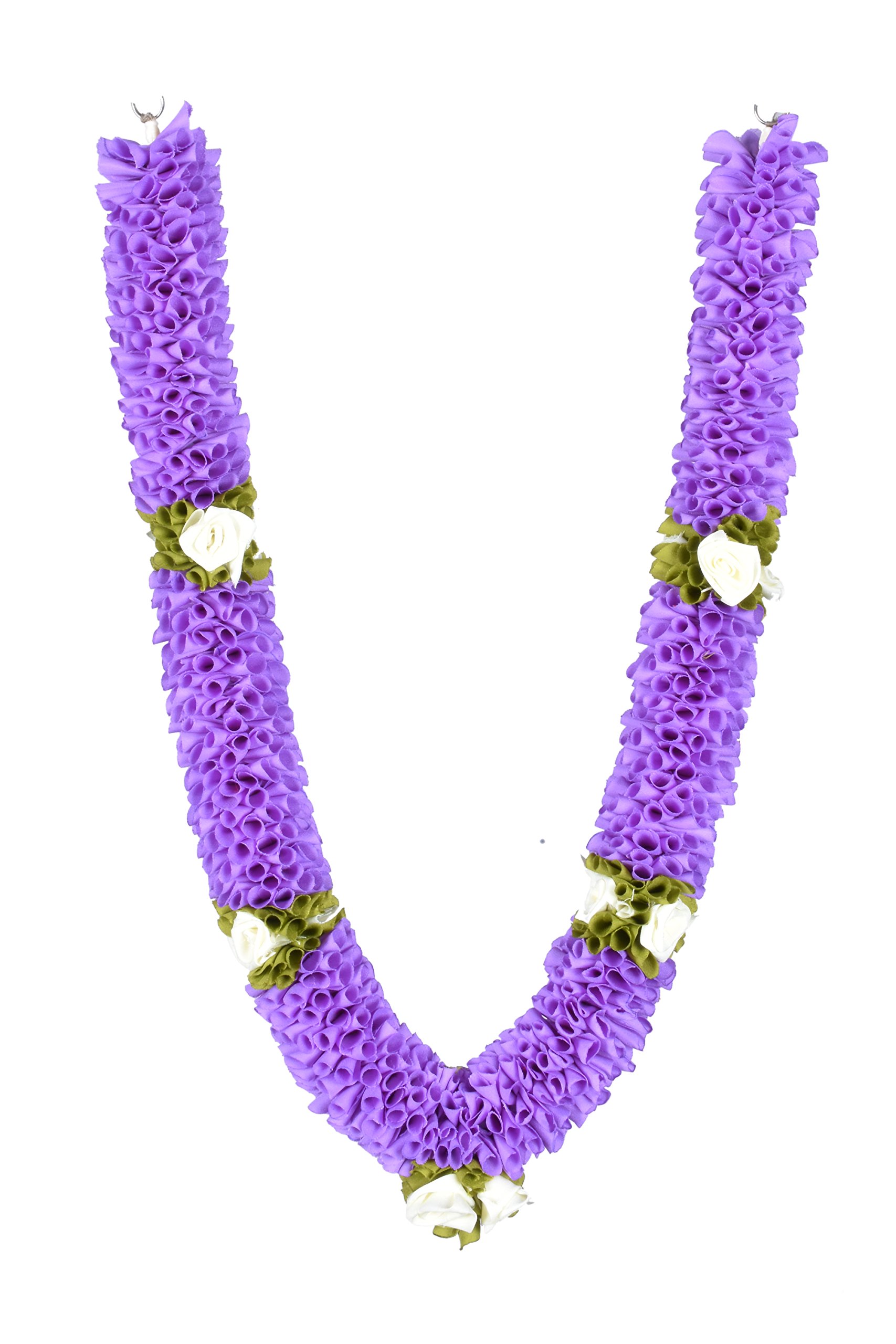 Daedal crafters DC67 Artificial Garland (75 cms, Violet, Medium Size)