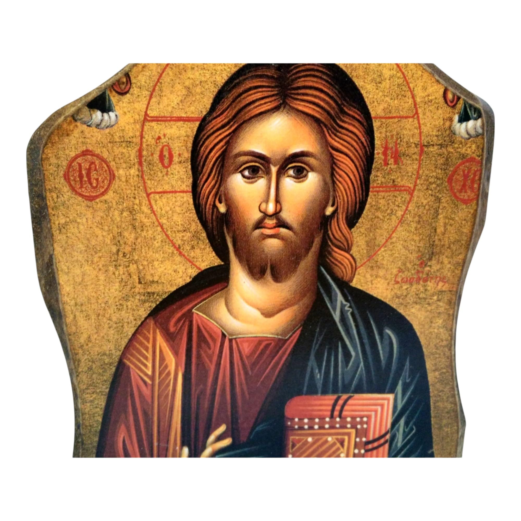 Icona Religiosa In Legno Madre Di Dio Di Kazan 10x12cm - Arte Cristiana Ortodossa - Foto 12