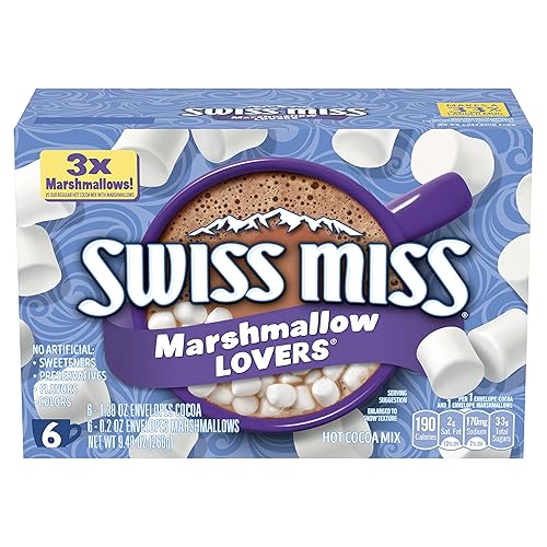 Vista 55 de Swiss Miss 635937 Swiss Miss Marshmallows Cocoa 0.73 Oz. 50/Caja (GOV47492)