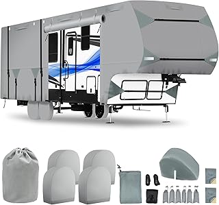Tearproof 5th Wheel RV Cover designed for smaller campers
