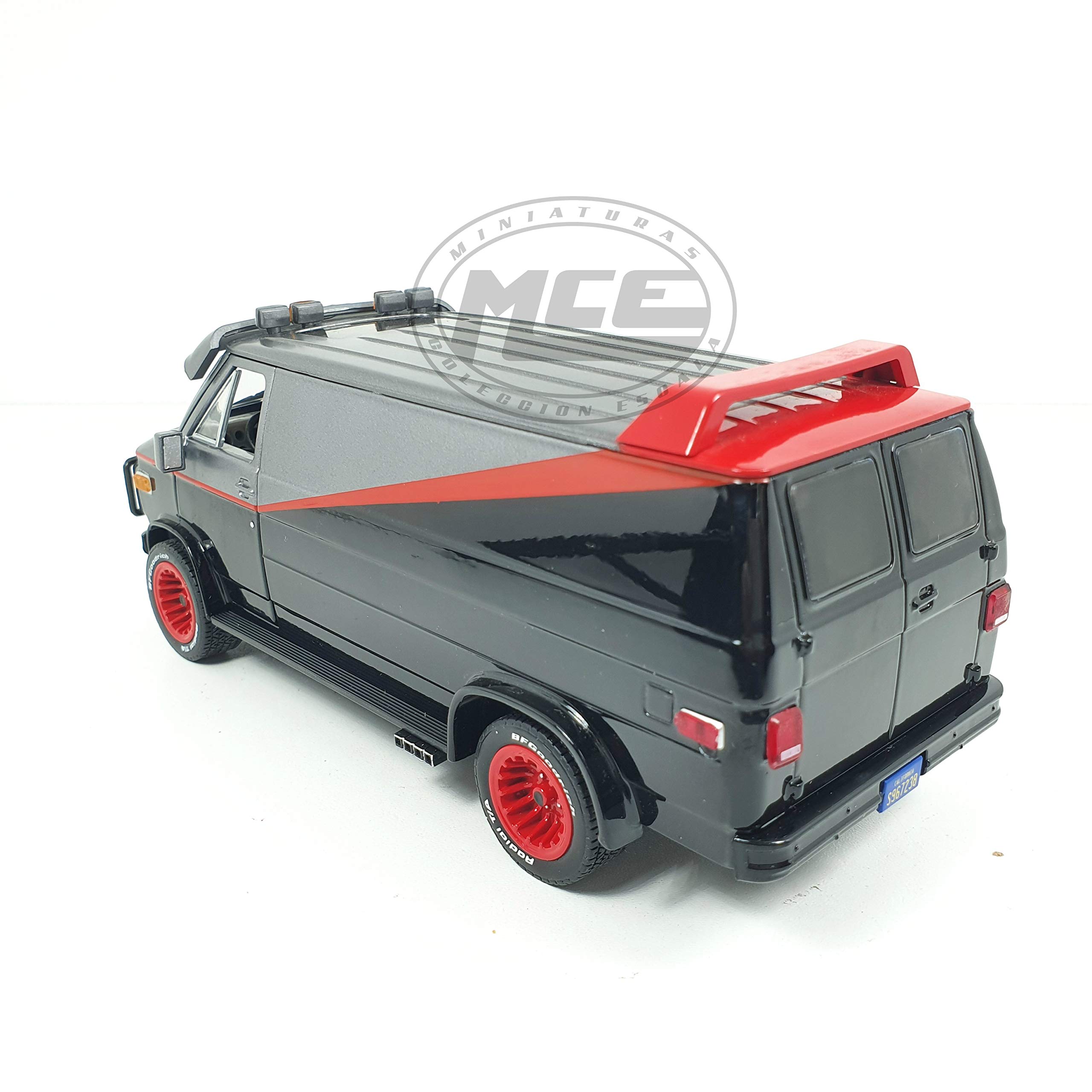 Desconocido 1/24 Furgoneta FURGON GMC Van AGENCE Tous RISQUES A-Team Equipo A