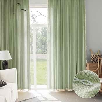 Bagaille CURTAIN ★ GREEN Amazon.com: KOUFALL Emerald Green Curtains 84 Inches Long