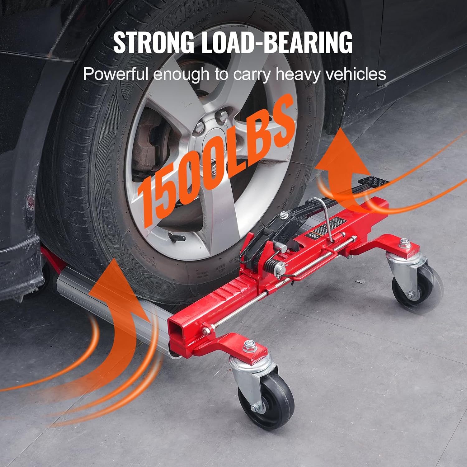 Happybuy Wheel Mover demonstrating 1500 lbs load capacity