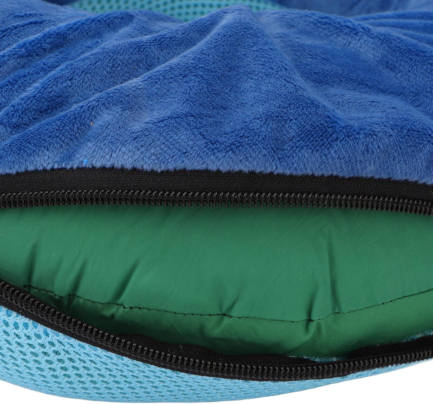 Donut Pillow Dark Blue, Bed Sore Cushion, Soft Breathable Detachable Elasticity Inner Sleeve, Hemorrhoid Pillow for Long Term Bedridden Elderly, Postoperative