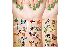 288 Pcs Insect Tattoos: Buggin' Out for Earth Day!